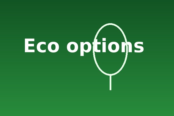 Eco-friendly options